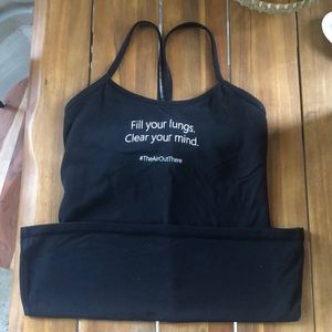 Lululemon black tank top